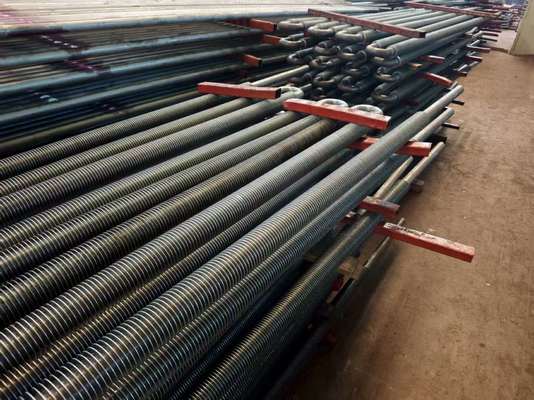 अनुकूलित बॉयलर सर्पिल फिन ट्यूब कार्बन स्टील उच्च आवृत्ति वेल्डिंग उच्च दक्षता