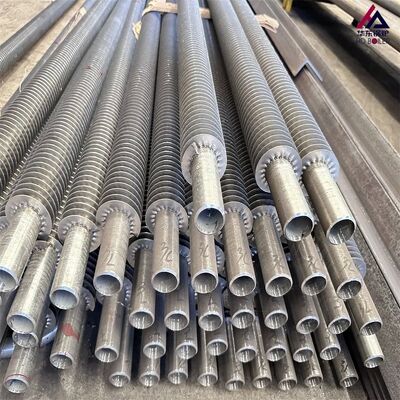 ठोस दांतेदार सर्पिल पंख वाले बॉयलर फिन ट्यूब हीट एक्सचेंजर एंटी-ऐश स्टेनलेस स्टील