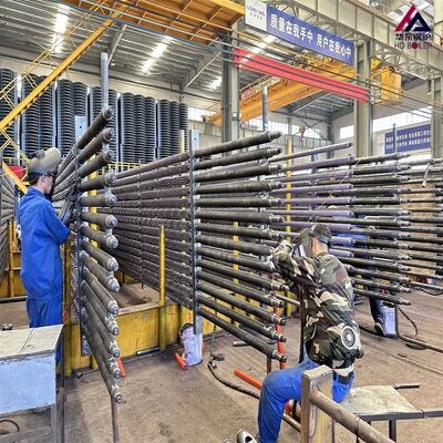 ठोस दांतेदार सर्पिल पंख वाले बॉयलर फिन ट्यूब हीट एक्सचेंजर एंटी-ऐश स्टेनलेस स्टील