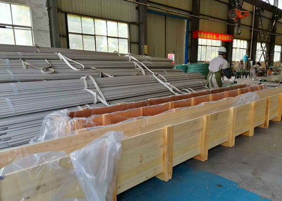 Astm A213 निर्बाध स्टेनलेस ट्यूब / निर्बाध स्टेनलेस स्टील पाइप 38.1 मिमी - 101.6 मिमी