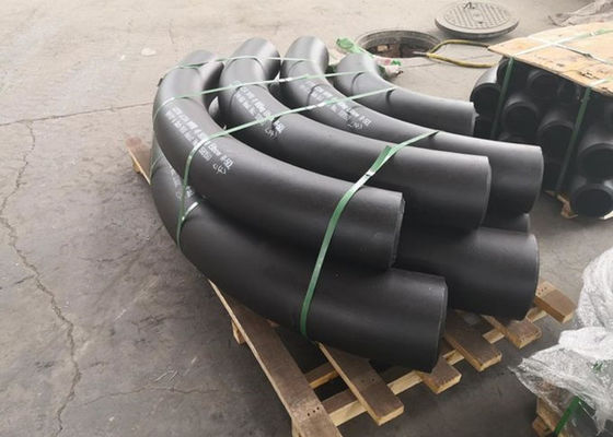 स्टेनलेस स्टील 45 डिग्री कोहनी जंग सबूत काले तेल की सतह ASTM A234 ASTM A420