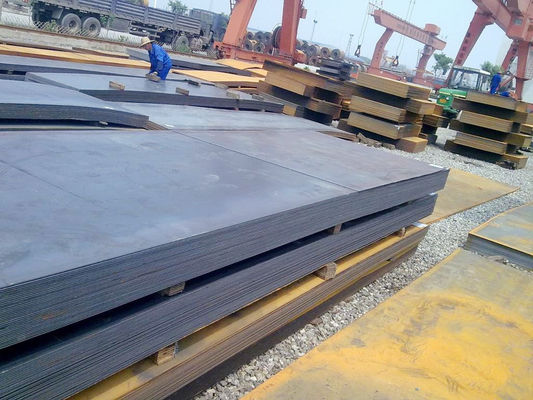 धातु बॉयलर मिश्र धातु स्टील शीट प्लेट Q235 Q345 B C D E AISI ASTM मानक