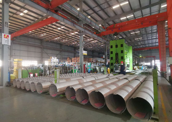 OD2500mm 310S स्टेनलेस स्टील वेल्डेड पाइप झुकने वाली वेल्डिंग के साथ