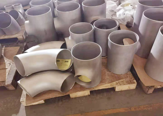 शॉट ब्लास्टिंग TP304 DN15 बट वेल्डेड पाइप कोहनी प्रेस बनाने
