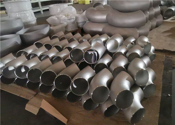 एसजीएस DIN2605 90 डिग्री बट वेल्डेड पाइप फिटिंग एल्बो कोल्ड