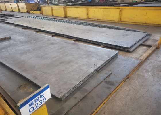 ASME HR Q235 A36 कार्बन स्टील प्लेट शीट 10.00 मिमी मोटाई