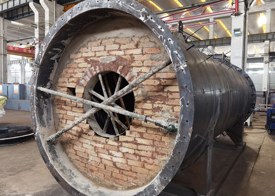 1.25MPA ASME कार्यक्षेत्र गैस निकाल दिया कॉम्बी बॉयलर कसने ट्यूब व्यवस्था
