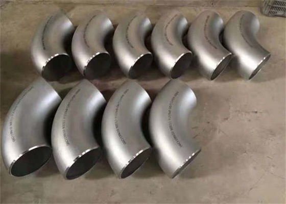 ASTM A234 स्टेनलेस स्टील ट्यूबिंग कोहनी 3D त्रिज्या SCH5S दबाव स्तर