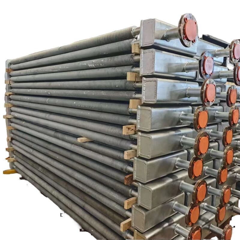 हीट एक्सचेंजर के लिए अनुकूलित उच्च आवृत्ति वेल्डेड स्टेनलेस स्टील स्पाइरल फिन्ड बॉयलर फिन ट्यूब