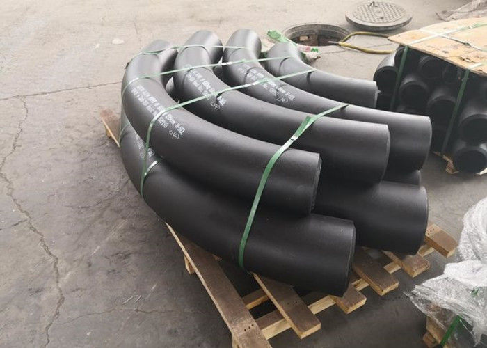 स्टेनलेस स्टील 45 डिग्री कोहनी जंग सबूत काले तेल की सतह ASTM A234 ASTM A420